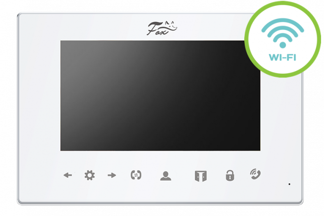 Комплект видеодомофона FOX FX-HVD7U-KIT (ТУЯ 7W) WI-FI