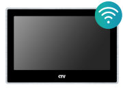CTV-M5702 Black Монитор видеодомофона с Wi-Fi CTV-M5702 Black Монитор видеодомофона с Wi-Fi