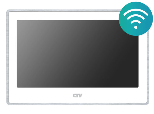 CTV-M5702 White Монитор видеодомофона с Wi-Fi CTV-M5702 White Монитор видеодомофона с Wi-Fi