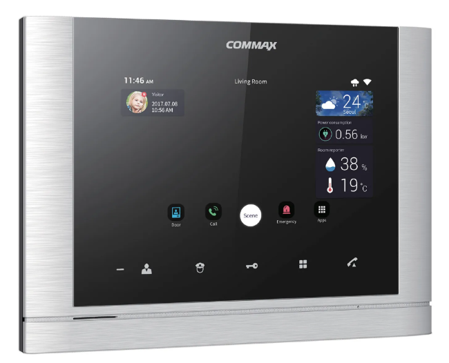 Видеодомофон COMMAX CMV-70MX Серебро Видеодомофон COMMAX CMV-70MX Серебро