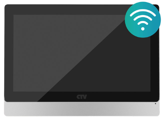 CTV-M5902 Black Монитор видеодомофона с Wi-Fi