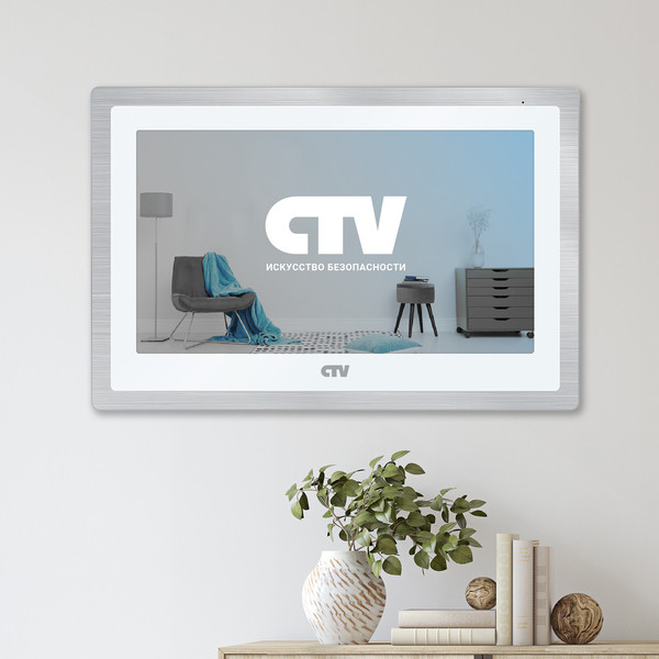 CTV-M5102 White Монитор видеодомофона с Wi-Fi