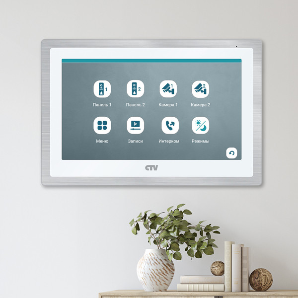 CTV-M5102 White Монитор видеодомофона с Wi-Fi