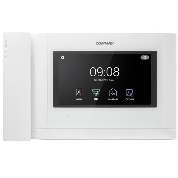 Видеодомофон COMMAX CDV-704MHA Белый Видеодомофон COMMAX CDV-704MHA Белый