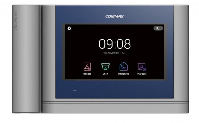 Видеодомофон COMMAX CDV-704MHA Синий Видеодомофон COMMAX CDV-704MHA Синий