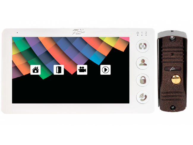 Комплект видеодомофона FOX FX-VD70N-KIT (ЯНТАРЬ 7W) Комплект видеодомофона FOX FX-VD70N-KIT (ЯНТАРЬ 7W)