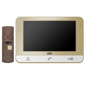 CTV-DP1703 Champagne Комплект видеодомофона