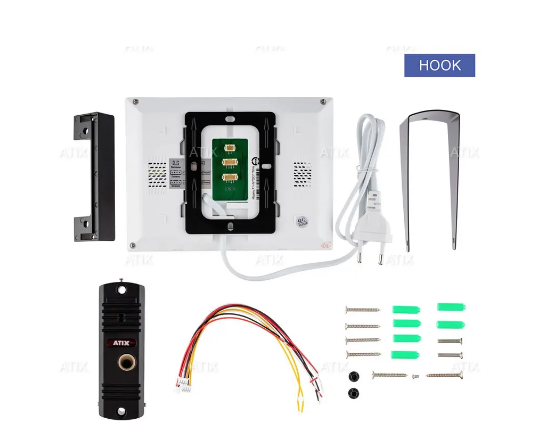 Комплект видеодомофона ATIX AT-I-K700F/T White Комплект видеодомофона ATIX AT-I-K700F/T White