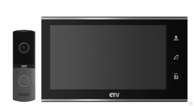 CTV-DP2702MD Black Комплект видеодомофона CTV-DP2702MD Black Комплект видеодомофона