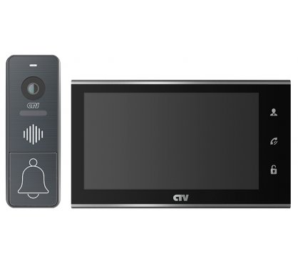 CTV-DP4707IP Black Комплект видеодомофона