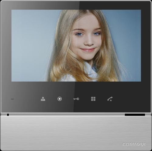 Видеодомофон COMMAX CDV-70H2 Серебро Black Smog Видеодомофон COMMAX CDV-70H2 Серебро Black Smog