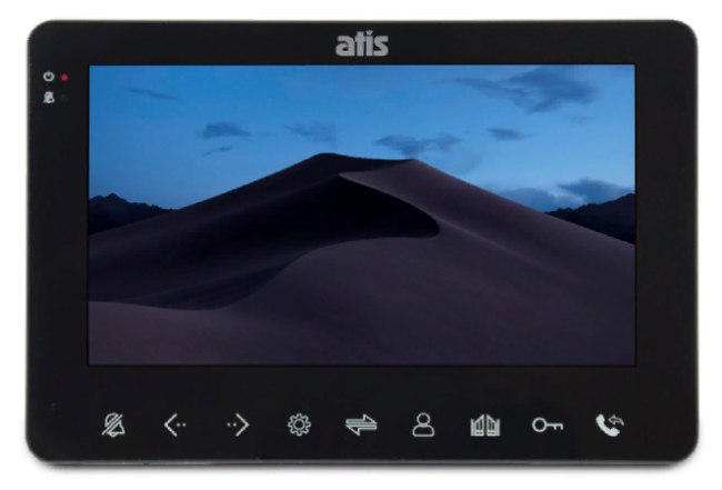 Видеодомофон ATIS AD-780 Black Видеодомофон ATIS AD-780 Black
