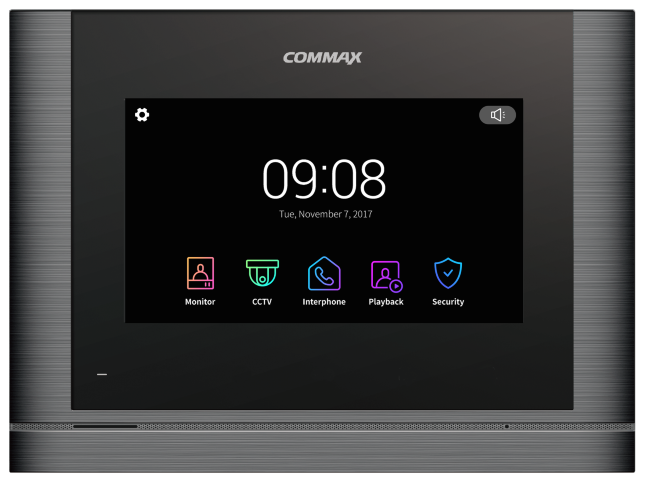 Видеодомофон COMMAX CDV-70M (Metalo) Темное серебро Видеодомофон COMMAX CDV-70M (Metalo) Темное серебро