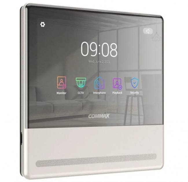 Видеодомофон COMMAX CDV-70QT Белый Перламутр Видеодомофон COMMAX CDV-70QT Белый Перламутр