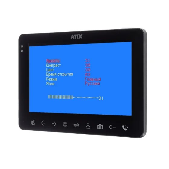 Видеодомофон ATIX AT-I-M710C/T Black Видеодомофон ATIX AT-I-M710C/T Black