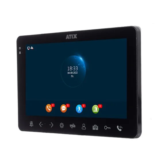 Видеодомофон ATIX AT-I-M711C/T Black Видеодомофон ATIX AT-I-M711C/T Black