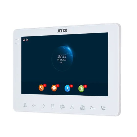 Видеодомофон ATIX AT-I-M711F/T White Видеодомофон ATIX AT-I-M711F/T White