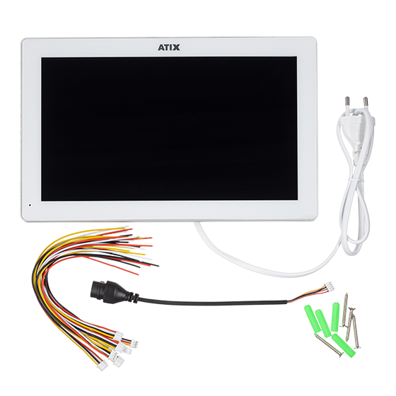 Видеодомофон ATIX AT-I-M1011F/IW White Видеодомофон ATIX AT-I-M1011F/IW White