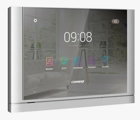 Видеодомофон COMMAX CDV-1024MA Светлое Серебро Black Smog Видеодомофон COMMAX CDV-1024MA Светлое Серебро Black Smog