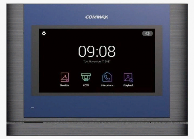 Видеодомофон COMMAX CDV-704MF Темное Серебро Видеодомофон COMMAX CDV-704MF Темное Серебро
