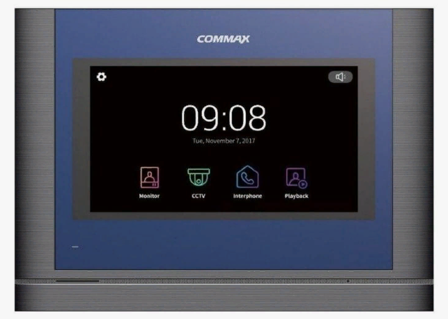 Видеодомофон COMMAX CDV-70MF Темное серебро