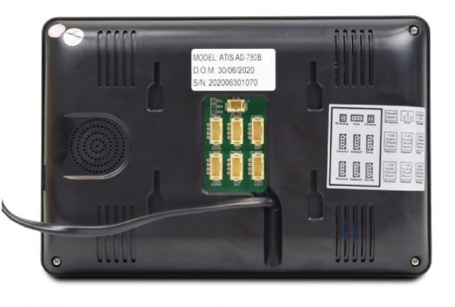 Комплект видеодомофона ATIS AD-780 Kit box Black Комплект видеодомофона ATIS AD-780 Kit box Black