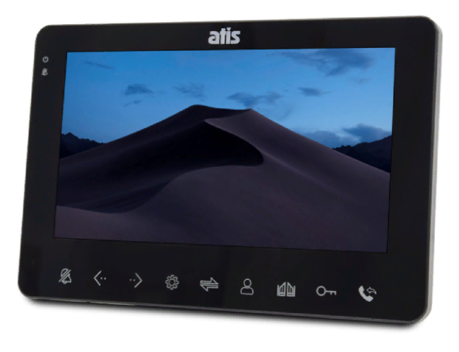 Комплект видеодомофона ATIS AD-780 Kit box Black Комплект видеодомофона ATIS AD-780 Kit box Black