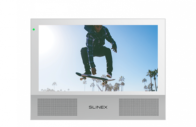 Видеодомофон Slinex Sonik 7 Белый + Серебро или Золотой Песок Видеодомофон Slinex Sonik 7 Белый + Серебро или Золотой Песок