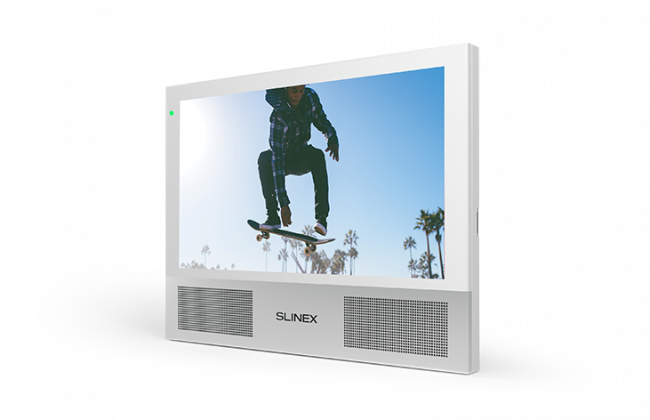 Видеодомофон Slinex Sonik 7 Белый + Серебро или Золотой Песок Видеодомофон Slinex Sonik 7 Белый + Серебро или Золотой Песок