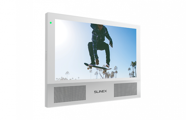 Видеодомофон Slinex Sonik 7 Белый + Серебро или Золотой Песок Видеодомофон Slinex Sonik 7 Белый + Серебро или Золотой Песок