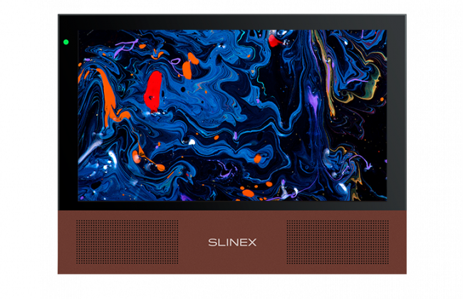 Видеодомофон Slinex Sonik 10 Чёрный + Розовое Золото или Марсала Видеодомофон Slinex Sonik 10 Чёрный + Розовое Золото или Марсала