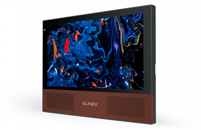 Видеодомофон Slinex Sonik 10 Чёрный + Розовое Золото или Марсала Видеодомофон Slinex Sonik 10 Чёрный + Розовое Золото или Марсала