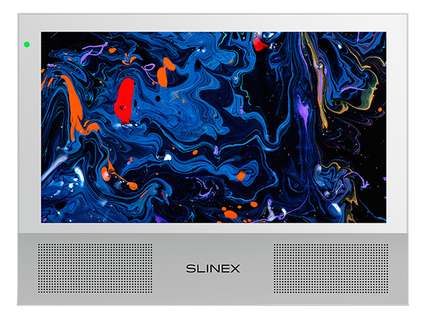 Видеодомофон Slinex Sonik 10 Белый + Серебро или Золотой Песок Видеодомофон Slinex Sonik 10 Белый + Серебро или Золотой Песок