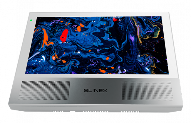 Видеодомофон Slinex Sonik 10 Белый + Серебро или Золотой Песок Видеодомофон Slinex Sonik 10 Белый + Серебро или Золотой Песок