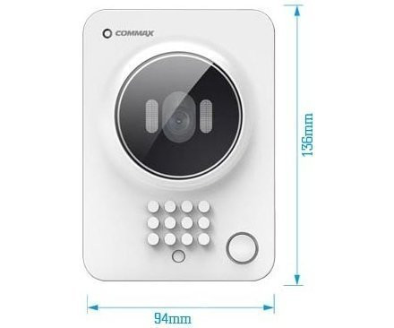 Вызывная панель COMMAX DRC-41QC Серебро Вызывная панель COMMAX DRC-41QC Серебро