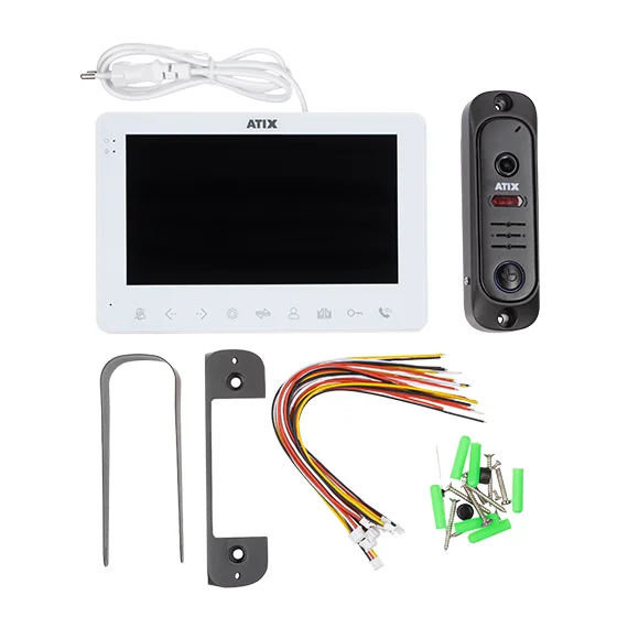 Комплект видеодомофона ATIX AT-I-K711C/T White Комплект видеодомофона ATIX AT-I-K711C/T White