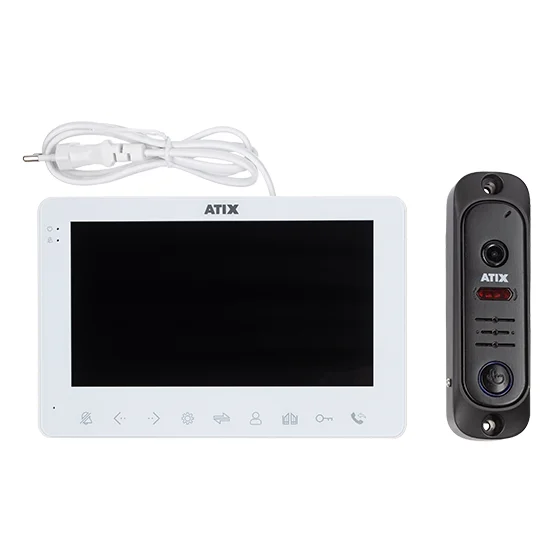 Комплект видеодомофона ATIX AT-I-K711C/T White Комплект видеодомофона ATIX AT-I-K711C/T White