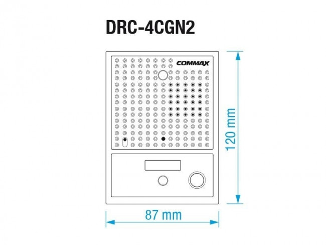 Вызывная панель COMMAX DRC-4CGN2 Медь Вызывная панель COMMAX DRC-4CGN2 Медь