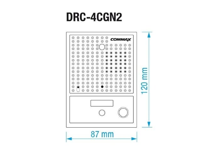 Вызывная панель COMMAX DRC-4CGN2 Серый Вызывная панель COMMAX DRC-4CGN2 Серый