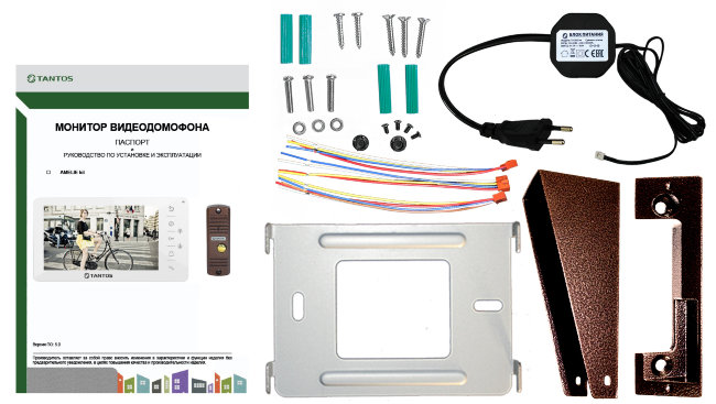Комплект видеодомофона Tantos LILU kit Комплект видеодомофона Tantos LILU kit