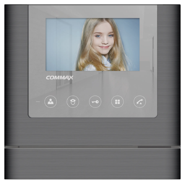 Видеодомофон COMMAX CDV-43M (Mirror) Темное серебро Видеодомофон COMMAX CDV-43M (Mirror) Темное серебро